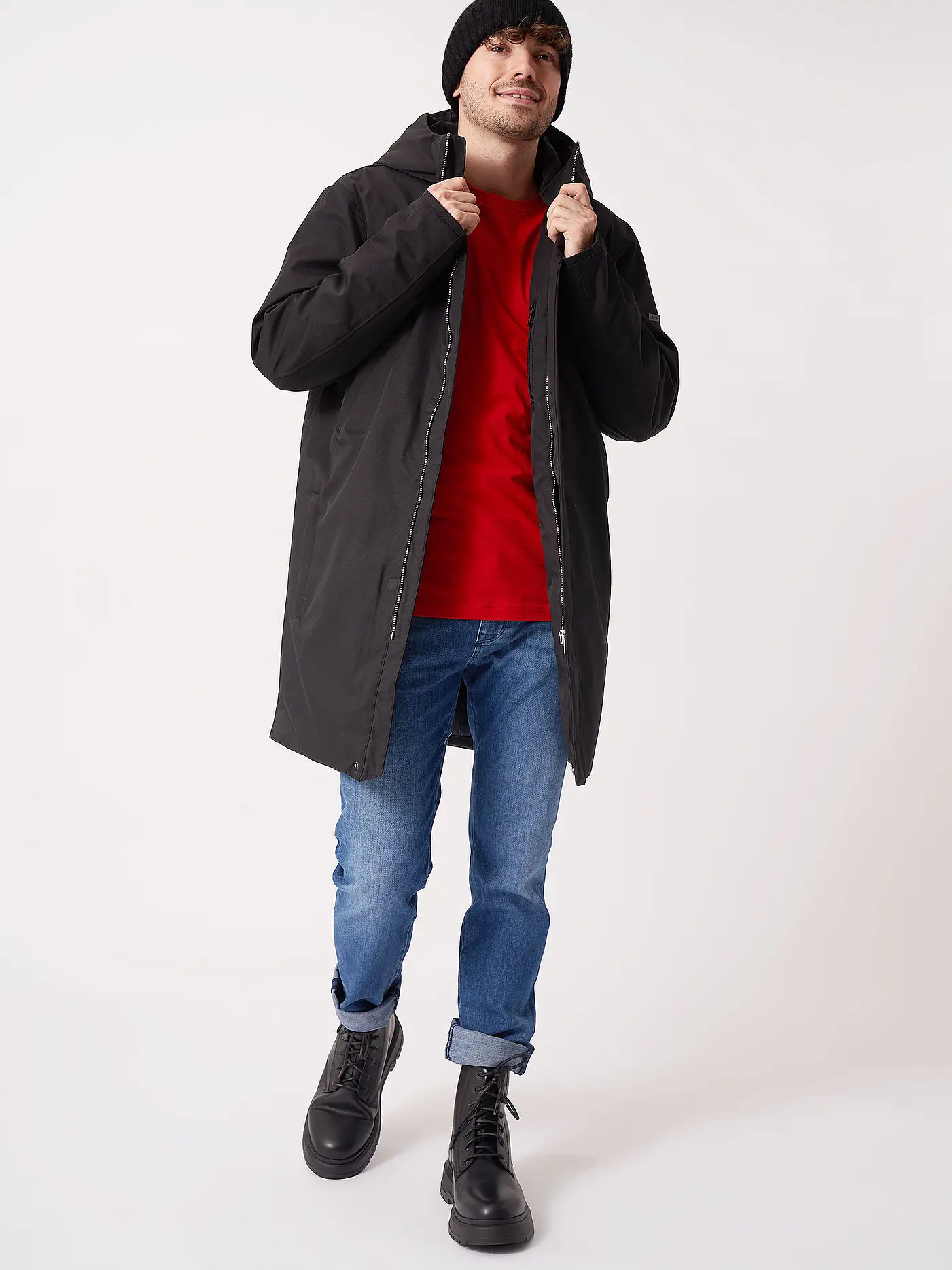 ELVINE | Parka REECE | schwarz